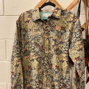 Scotch & Soda Men’s Floral Button-Up Shirt XL